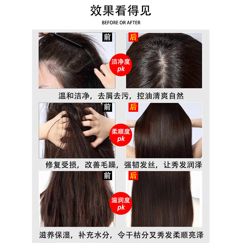 闪柔(Flash Soft)懒人霜二代玻尿酸洗发水补水干枯毛躁护发素染烫修护控油蓬松 玻尿酸任选4瓶【联系客服备注】
