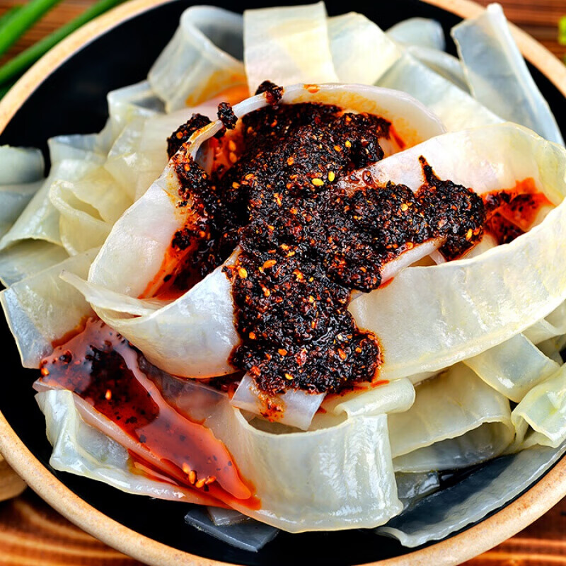 宜享健康甘肃特产小吃食品王小凤擀面皮薄面筋凉皮凉拌面酿皮红油米皮