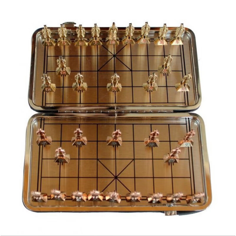 艾狐中国象棋立体象棋迷你折叠随身携带创意立体人物磁性中象棋旅游纪