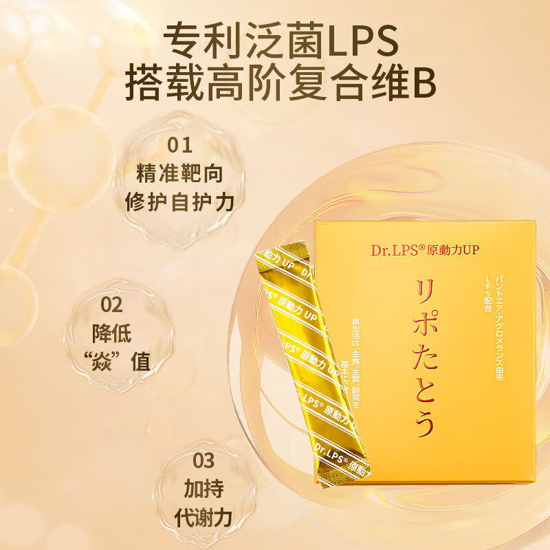 茘 三茘日本进口免疫力脂多糖提高维生素b族术后恢复营养品非灵芝孢子粉 22盒家庭装【 15袋*22盒 买16送6】送6盒同款