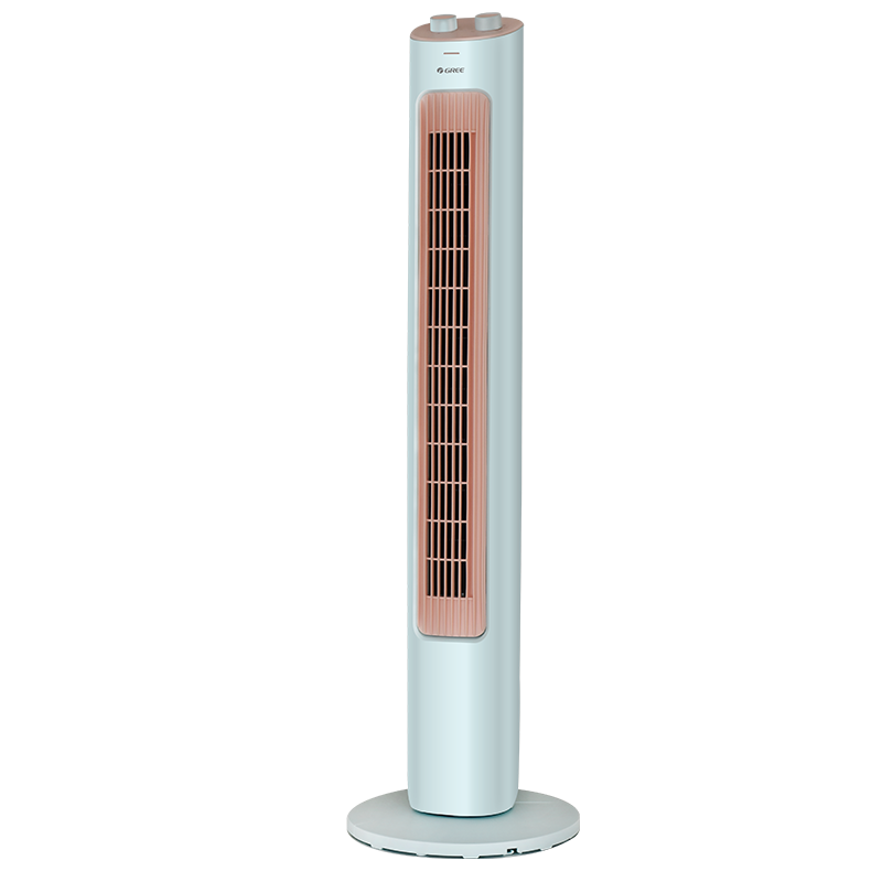 格力（GREE）電風(fēng)扇家用塔式大風(fēng)量無(wú)葉風(fēng)扇省電輕音循環(huán)塔扇風(fēng)扇空調(diào)伴侶立式定時(shí)電扇落地扇 FL-08X61ag海棠粉