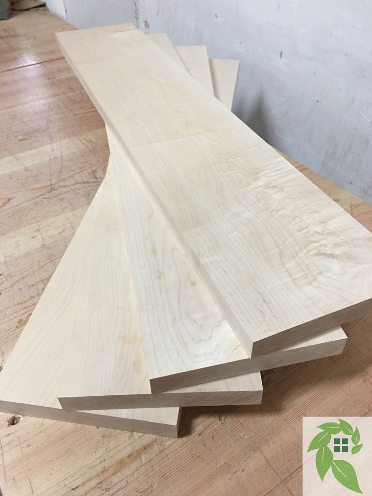 加昌 加拿大硬枫木料60厘米长规格料木方木材木板板材原木实木一块 木实木一块
