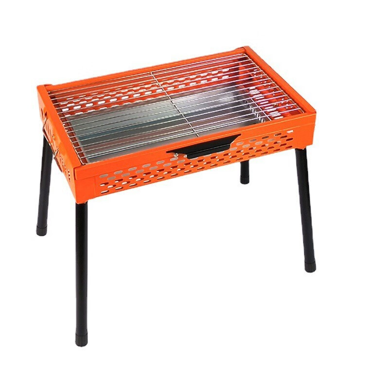 烧烤炉家用烧烤架户外烧烤无烟工具用品便携式手提收纳炉子抽拉烤 两