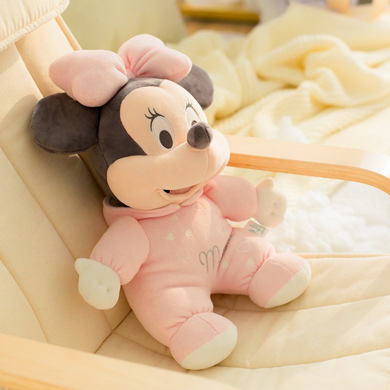 迪士尼Disney 毛绒玩具安抚公仔玩偶儿童玩具布娃娃男女孩生日礼物米妮30cm六一儿童节礼物