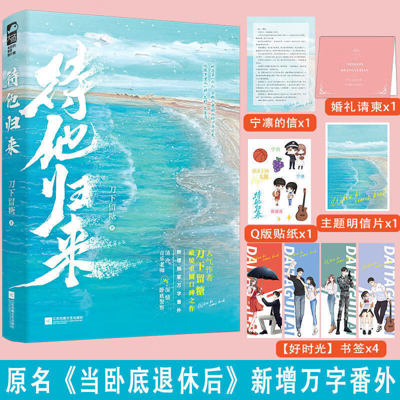 二手书9成新 待他归来刀下留糖著都市言情小说书籍破镜重圆言情小  待