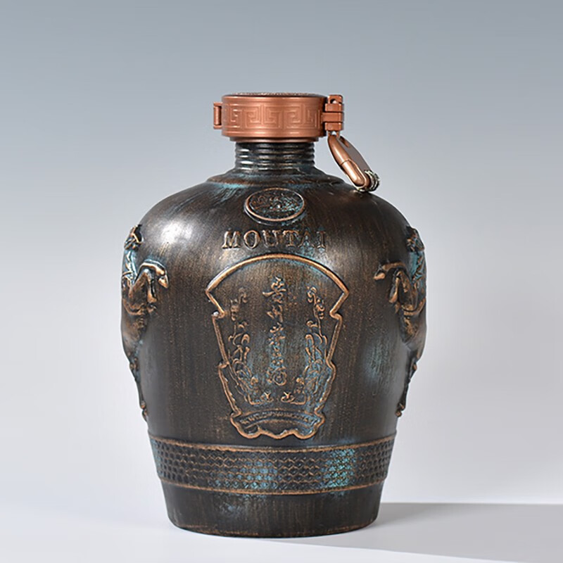 家小优茅台酒瓶空瓶密封高档存酒专用景德镇陶瓷酒瓶5斤10斤装用密封