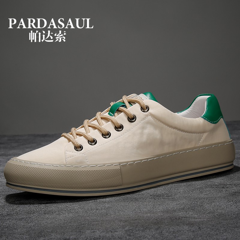 帕达索男鞋春季潮鞋2020新款透气帆布鞋软底休闲百搭板鞋pb200311