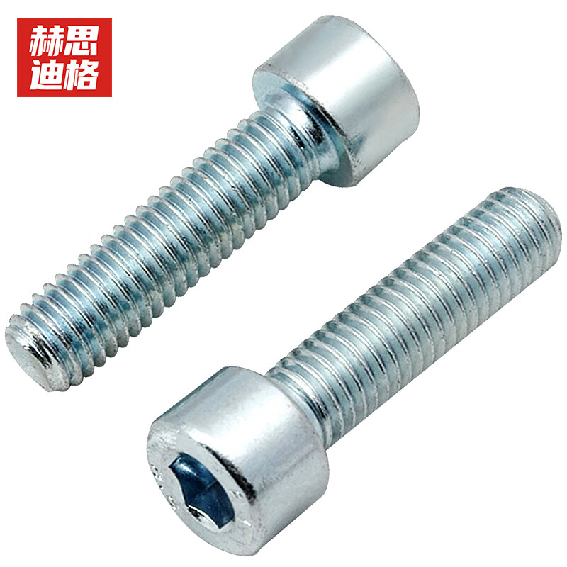 8级公制杯头内六角螺丝 杯头螺栓螺钉 蓝白锌 gb70全牙 m10×60(p1.