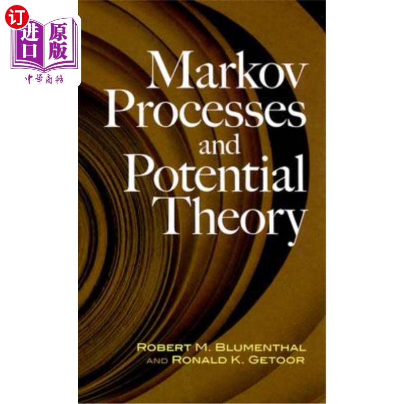 海外直订markov processes and potential theory 马尔可夫过程与势论
