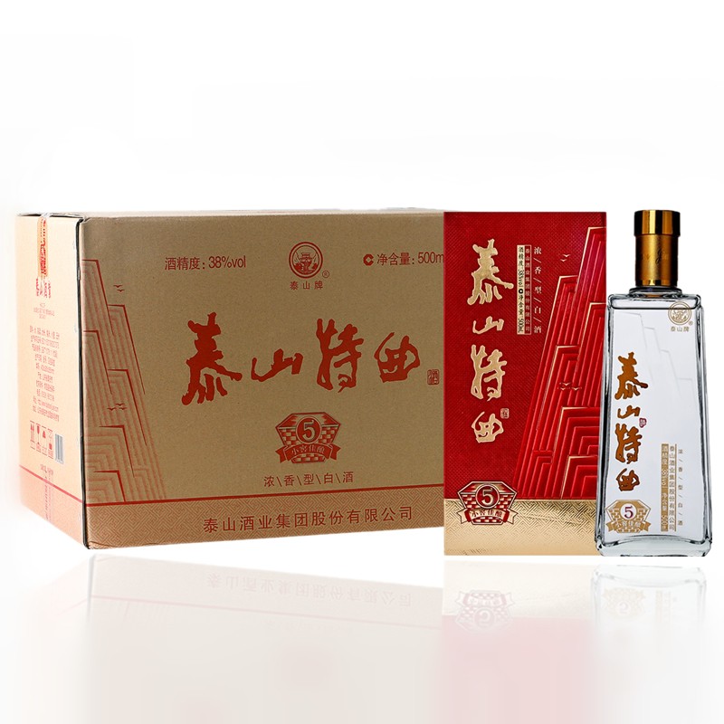 8年 10年小窖佳酿 纯粮食酿造 500ml 浓香型白酒 山东特产 泰山特曲5