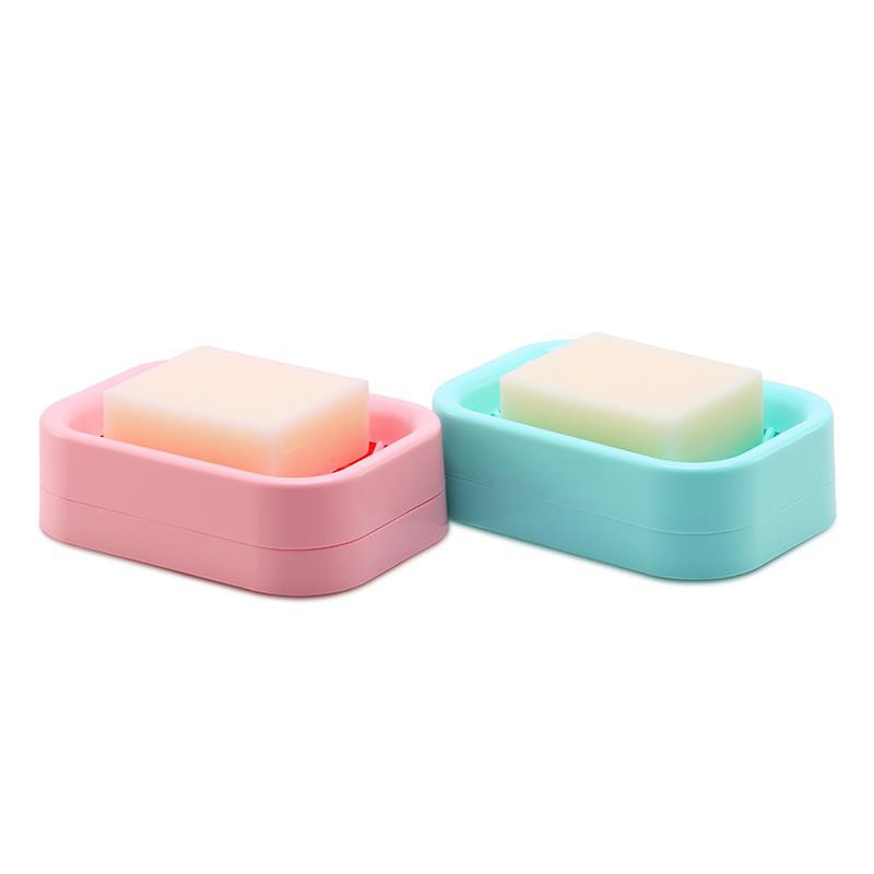 富居FOOJO肥皂盒香皂盒简约沥水皂架置物架不是双面胶的？