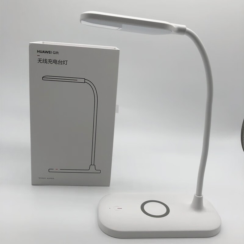huawei gift华为原装智能台灯手机无线充电床头灯触摸感应led 白色