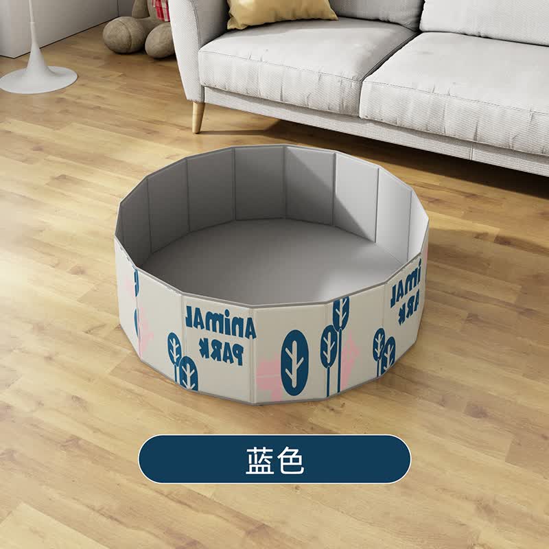 儿童海洋球池可折叠宝宝室内波波球池玩具家用玩沙围栏多彩色海洋球
