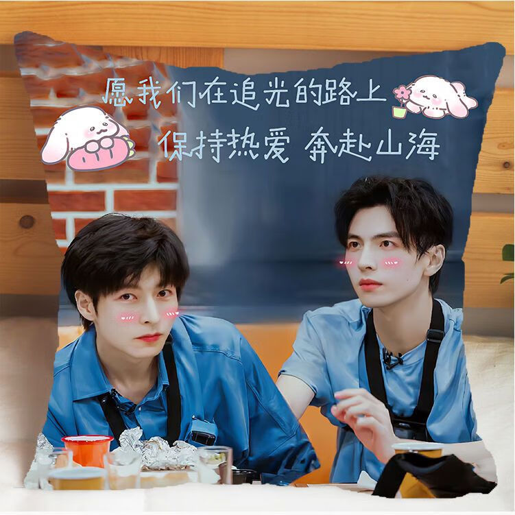 南北cp周边抱枕蒲熠星郭文韬明星同款枕头宿舍床头靠枕学生日礼物 1
