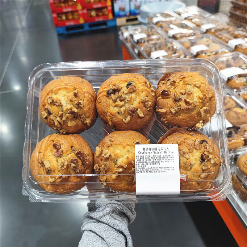 shxi 开市客马芬蛋糕 costco综合马芬巧克力蔓越莓蓝莓香蕉马芬早餐