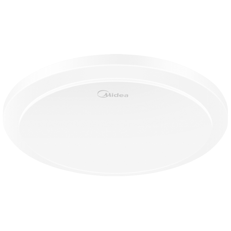 Midea 美的 LED雷达吸顶灯声控感应灯厨房灯免拆卧室儿童房走廊楼道全白12