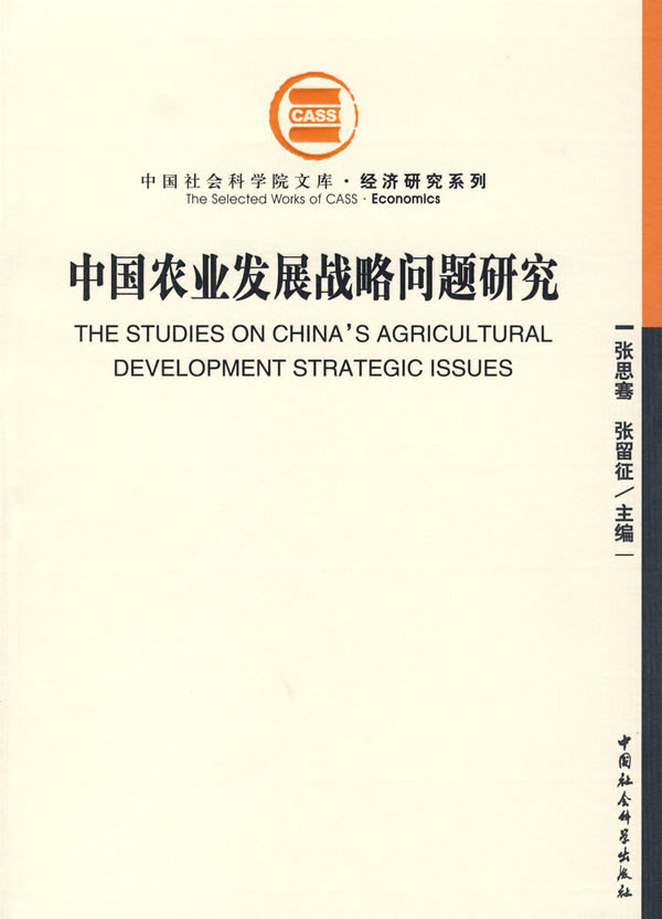 中国农业发展战略问题研究【正版书籍】