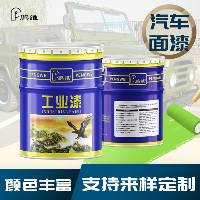 鹏维 汽车面漆车辆装饰保护漆丙烯酸 哑光 定制可拍 1kg