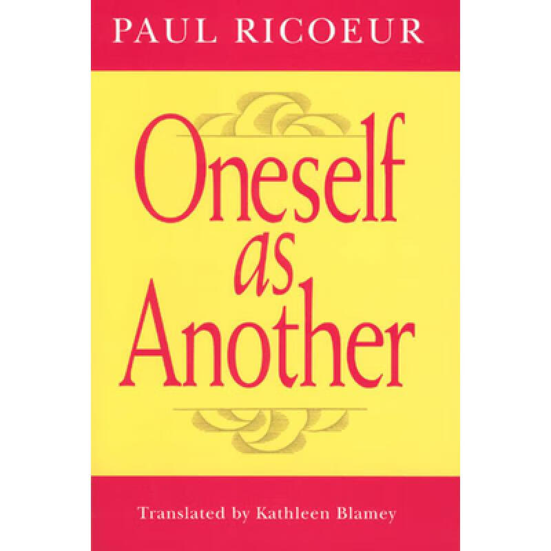 预订 Oneself as Another