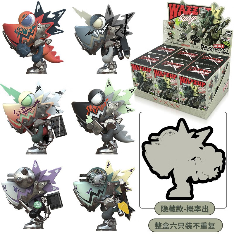 【当天发货】lamtoys变色龙盲盒手办7代扑克王国系列8代废土乐队系列