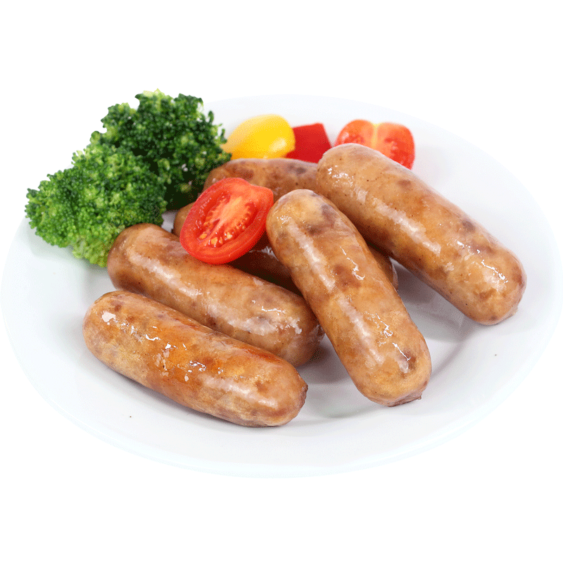 雄豐原味地道腸烤腸豬肉腸熱狗小香腸燒烤腸脆皮烤肉腸食材兒童早餐 原味一斤（500g）