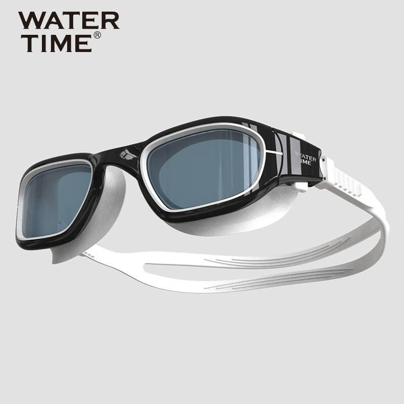 WATERTIME/水川 泳镜近视防雾游泳镜高清大框男女游泳眼镜专业训练装备