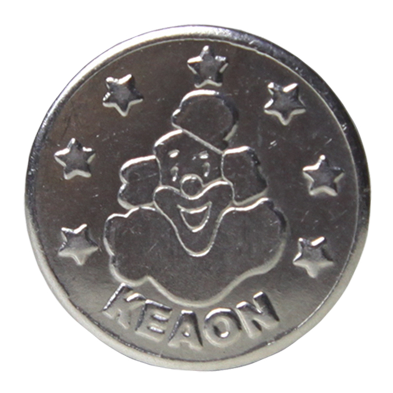 北巧 小丑币通用游戏币代币不锈钢币游戏厅硬币街机抓娃娃机游戏币