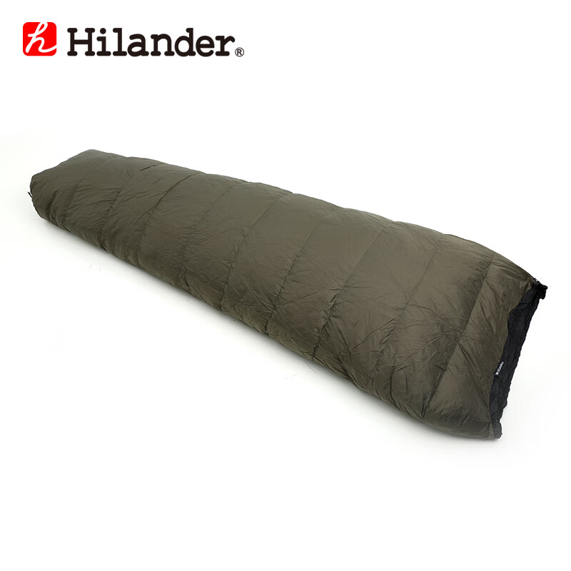 hilander海兰达户外帐篷露营睡袋灰羽绒春秋轻盈成人便携旅行睡袋