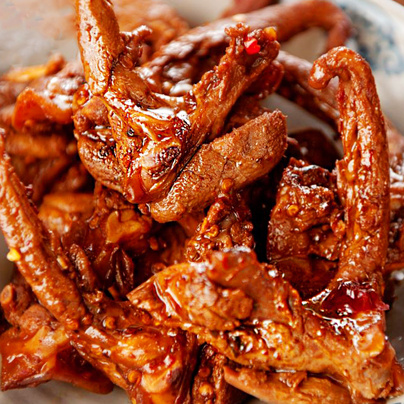 大霸王鸭锁骨香辣零食黑鸭味鸭架整箱批发麻辣小吃卤味熟食品休闲
