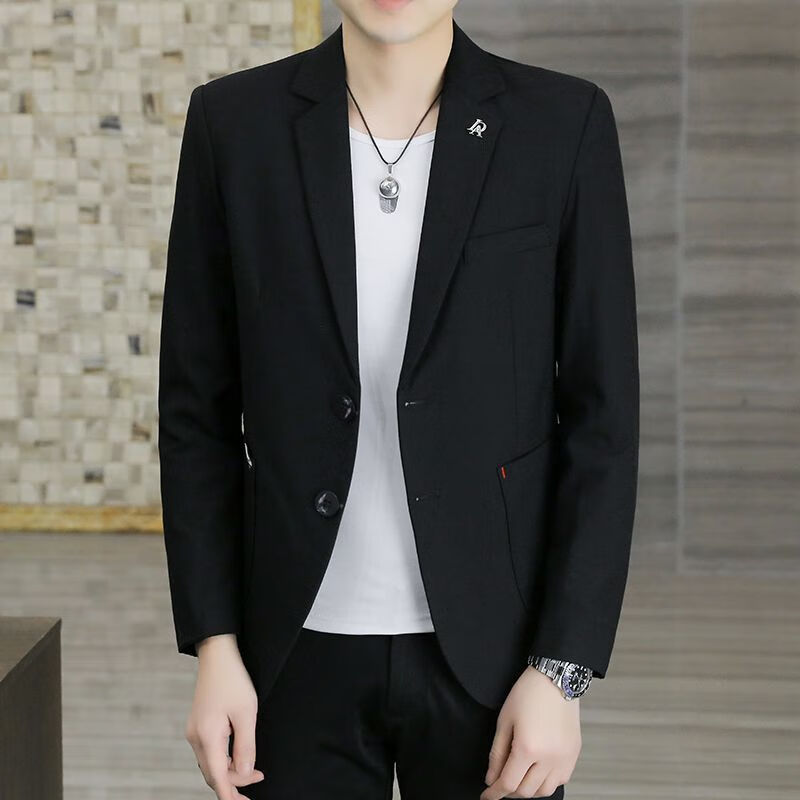 西服胖子大肚款中老年西服男加肥加大秋冬小西装男潮流加肥加大码西服