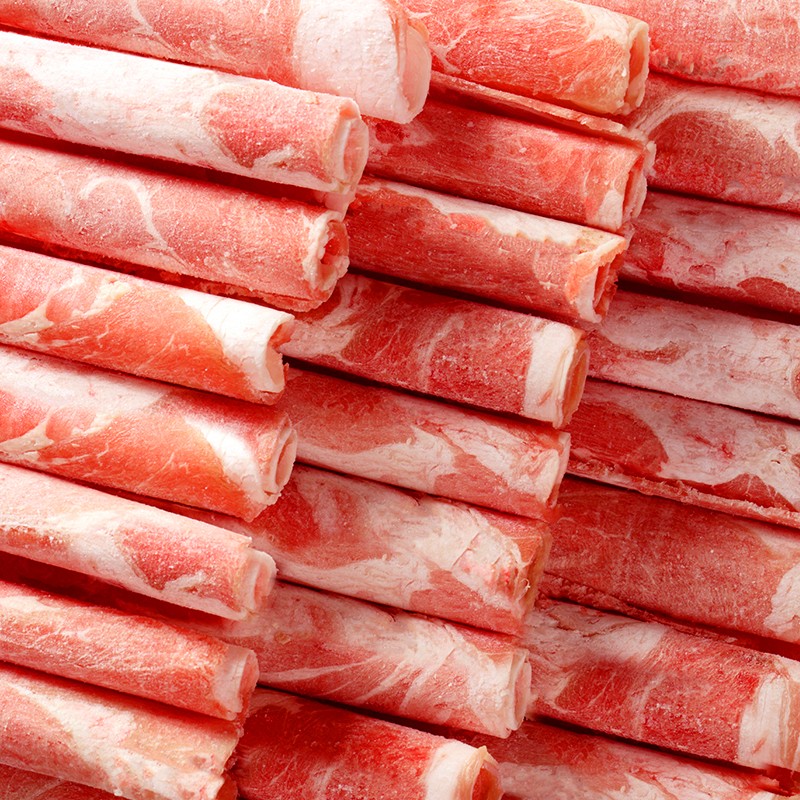 1号会员店 国产内蒙古有机羔羊肉卷500g 散养羊肉片生鲜火锅食材 one