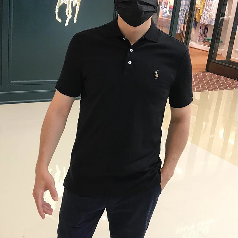lauren ralph lauren拉夫劳伦保罗男士夏季商务纯棉小马彩标短袖polo