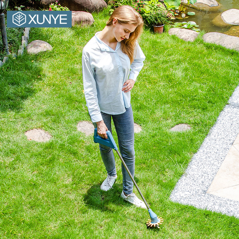 寻叶德国割草机充电式手持锂电打草机小型家用除草电动花园草坪修剪机 锂电打草机(4ah电池  2电一充)