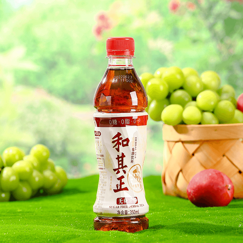 和其正新日期凉茶350ml*15瓶整箱装夏日草本植物饮料小瓶装饮品 红色