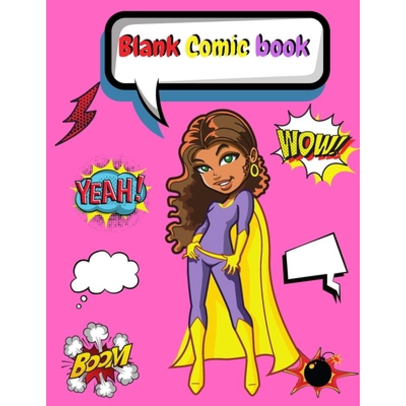 预订 blank comic book for kids