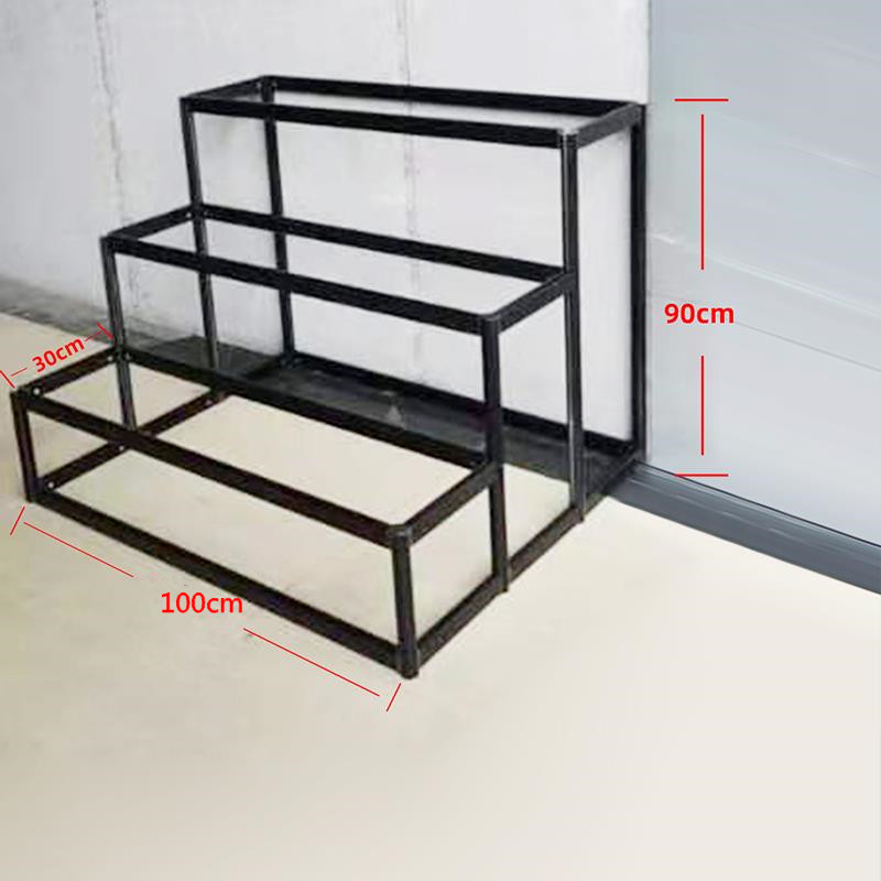 吴汉匠 梯形货架展示架台阶式花店架鞋架阶梯式梯形银行礼品货架展架