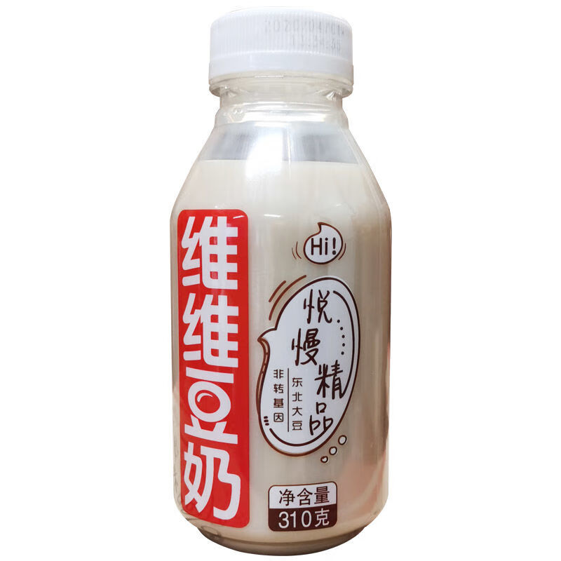 维维豆奶瓶装 悦慢精品整箱310克*24/6瓶大豆植物蛋白即饮 【2月新货