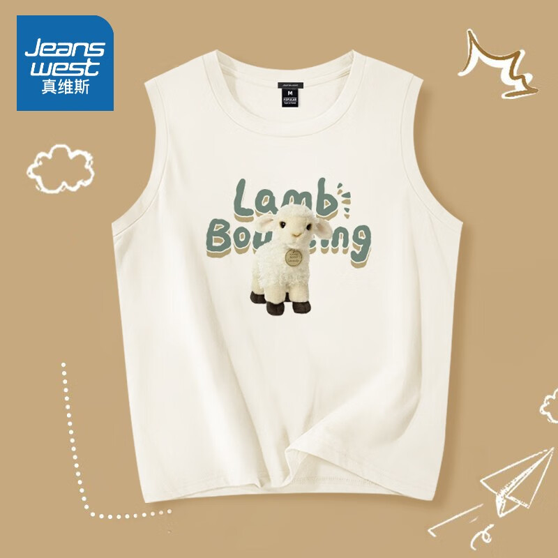 ���ڲ�������ά˹��JEANSWEST�����䱳��Ů���ɵ����ļ������������Ůװ2024�¿���ɿ��� ��ɫ ����С�� L