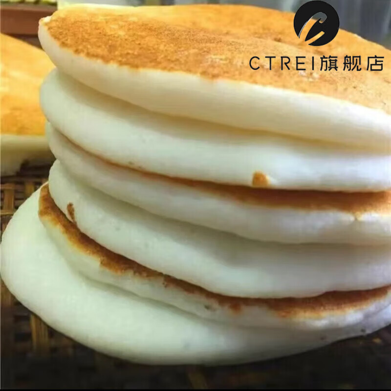 特产优联 苏北米饼手作滨海米面饼儿时的味道手老款米饭饼 5对10片