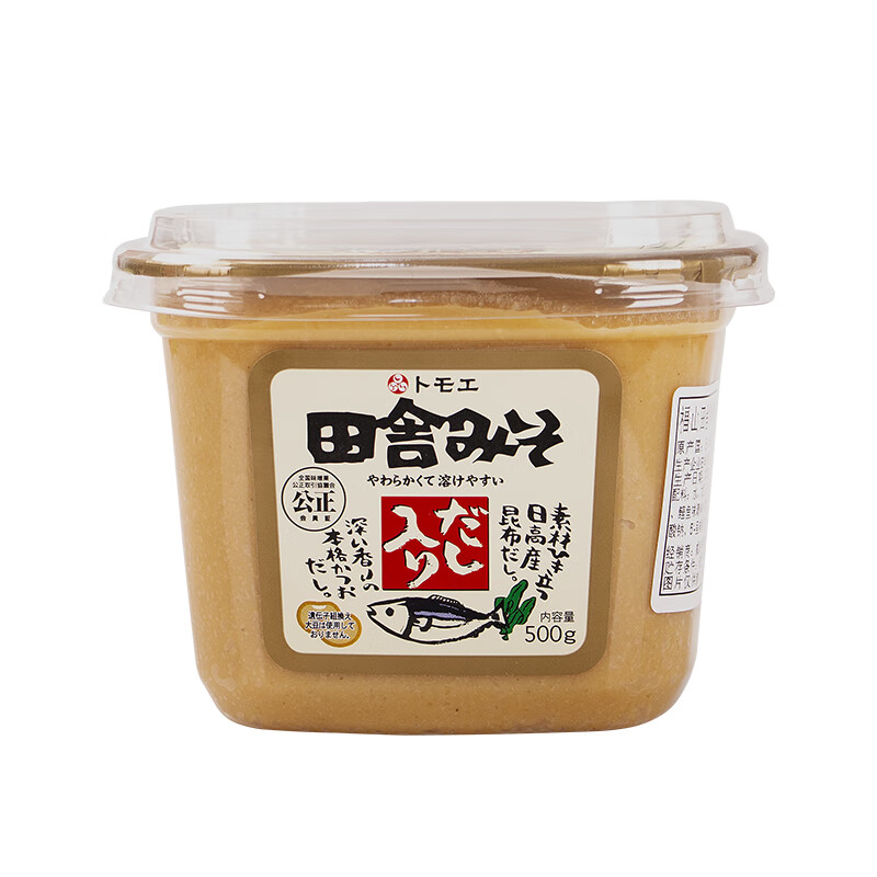 福山田舍日本进口 味增酱白味噌500g增鲜味增汤日式高汤速食汤拉面汤
