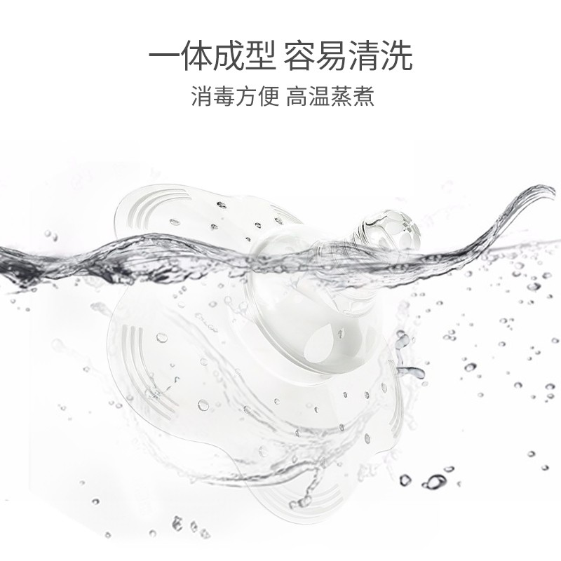 哦优机器人乳盾新生儿乳头保护罩 奶盾硅胶乳头贴哺乳辅助奶嘴婴儿 防咬奶盾 花瓣形透明乳盾( 一只装 )