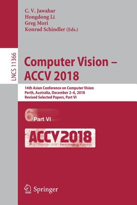 【预订】computer vision – accv 2018