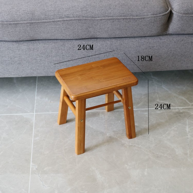 马扎木头小椅子竹子带靠背的矮凳子实木板凳成人家用木头可折叠马扎登