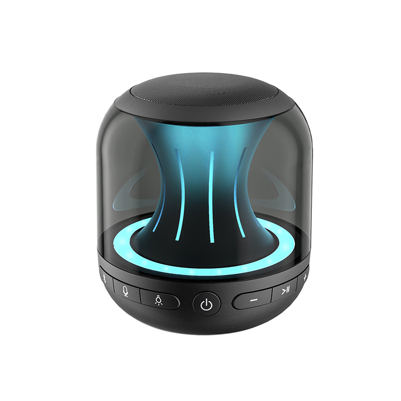 AllwayPBT001 蓝牙音箱 桌面音响 便携式hifi家用迷你低音炮小音响 Halo10 炫彩灯效蓝牙音响