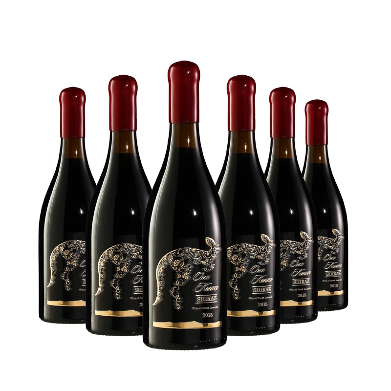 澳洲进口 袋鼠红酒 皇家慕依 珍藏西拉 750ml*6瓶 整箱干红葡萄酒