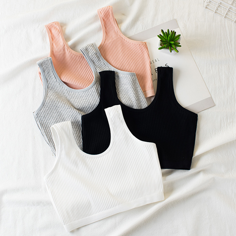 质12岁小背心十岁女孩儿童文胸春秋季款 白色一件 100(s码(50-70斤))