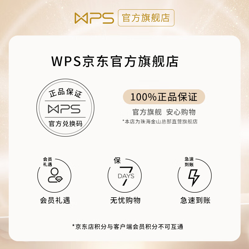 KOS金山办公技能认证+WPS会员年卡WPS教程wps office入门到精通 WPS高级（文字+表格+演示）送WPS超级会员年卡主图5