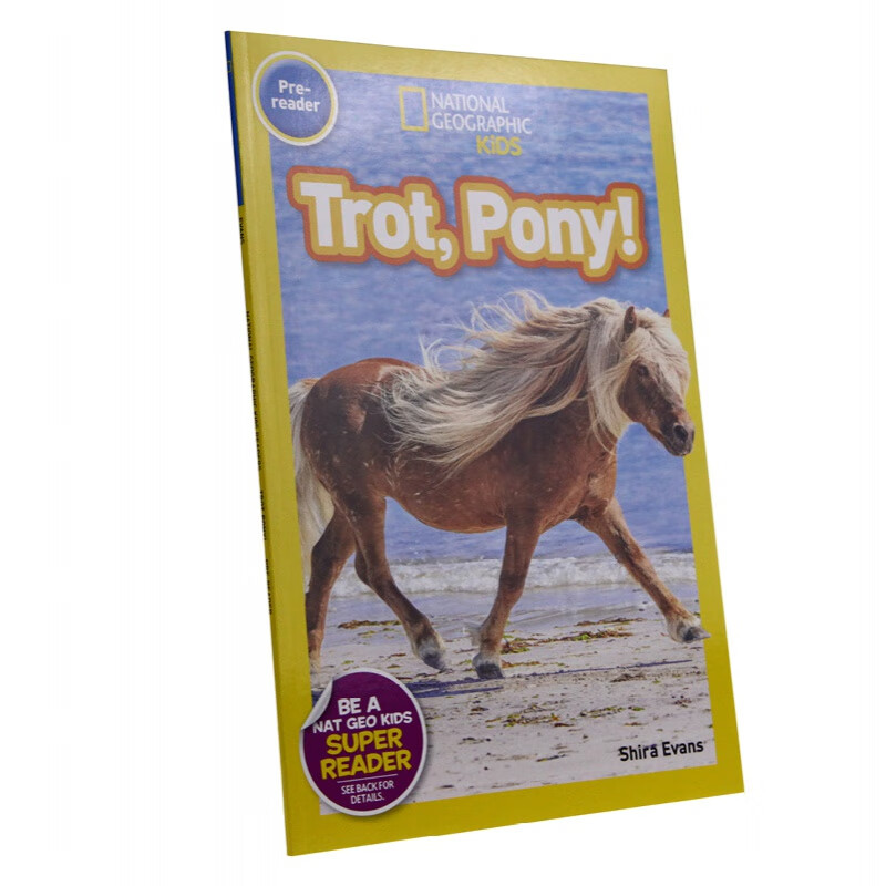 现货 国家地理少儿分级读物:小马快跑national geographic readers