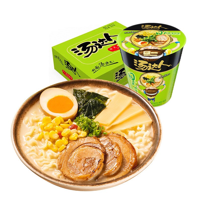 统一汤达人 方便面早餐面泡面速食 单口味 杯面 整箱装 全口味(共12杯