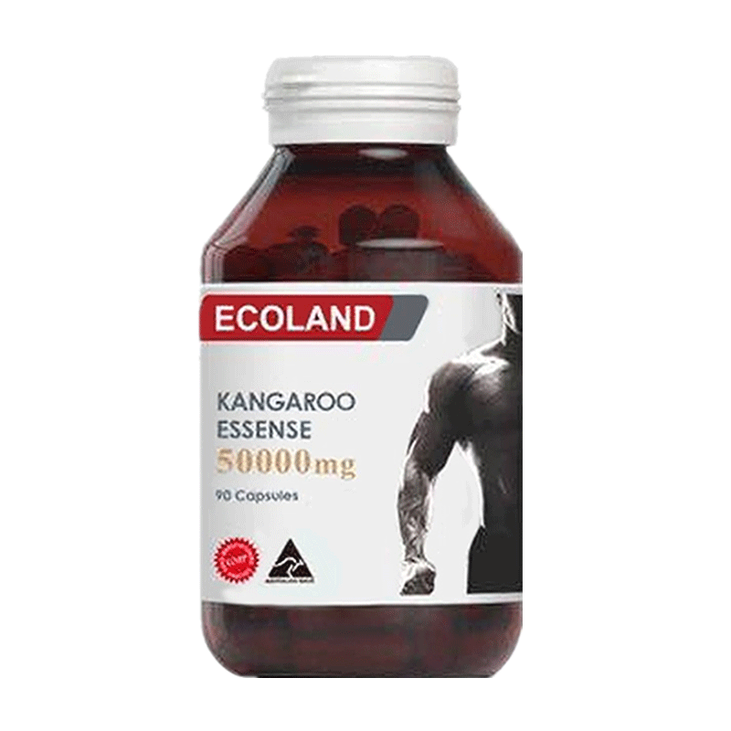 ecoland 澳洲原装进口袋鼠精胶囊 红袋鼠精男性成人男用50000mg 袋鼠